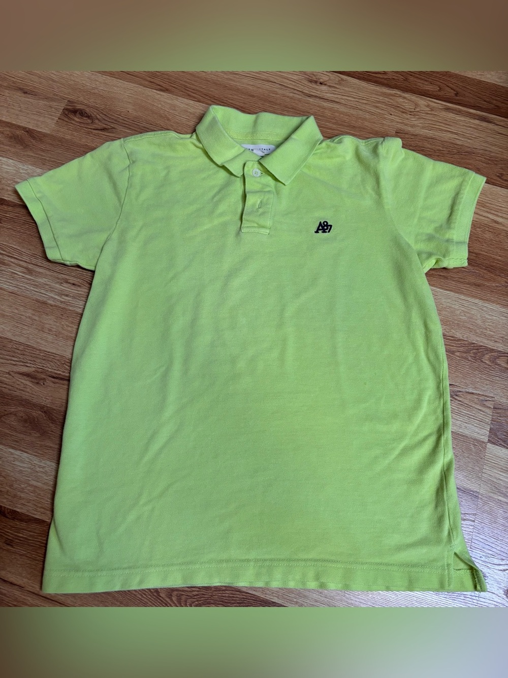 Aeropostale A87 Lime Green Men’s Short Sleeve Polo Shirt Size Medium